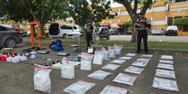 Desmantelan centro de empaque de drogas en Santiago