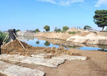 Autoridades construyen puente sobre río Masacre para facilitar patrullaje militar