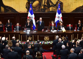 Los temas que generaron más ovaciones en el discurso de Abinader