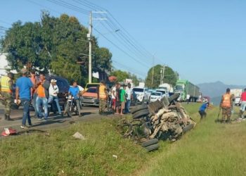 Identifican militares fallecidos y heridos en accidente de tránsito en Piedra Blanca