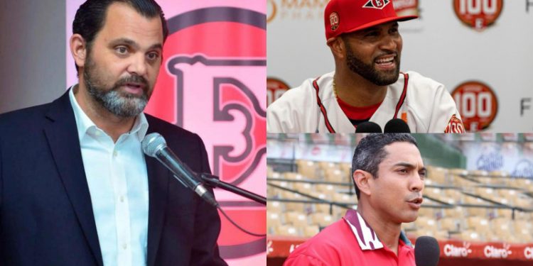 Bonetti lo confirma: no regresan Albert Pujols ni Luis Rojas a los Leones del Escogido