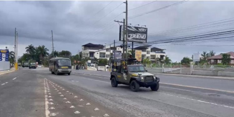 El Ejército vigila por tierra y aire el municipio de SFM ante llamado a huelga