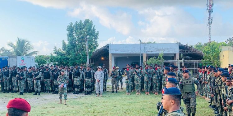 Gobierno instala unidad militar de control migratorio en Friusa y Mata Mosquito