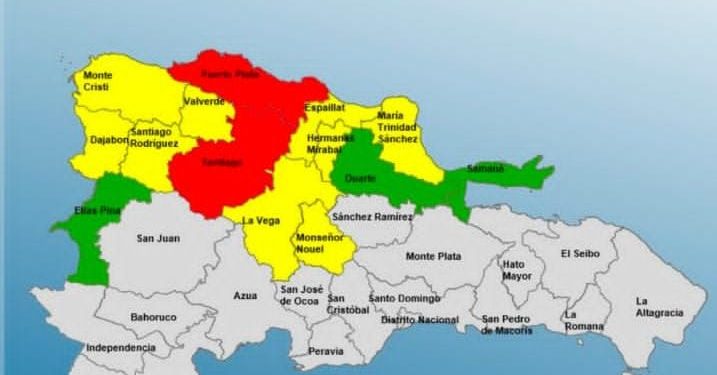 Santiago se coloca en alerta roja
