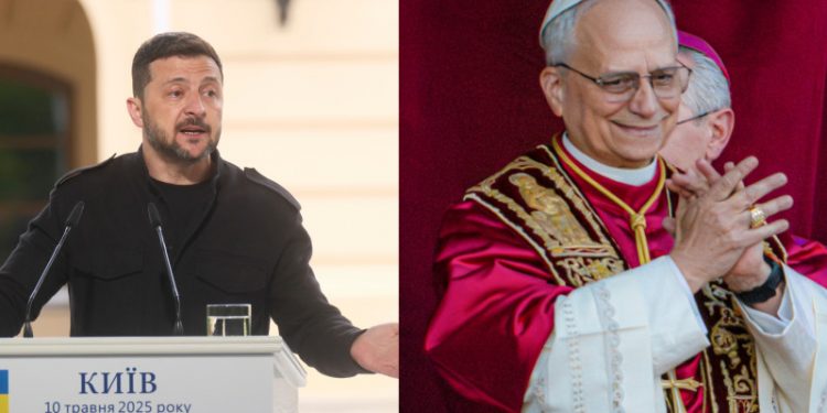 Zelenski habla con el papa León XIV y le explica su propuesta de tregua a Rusia