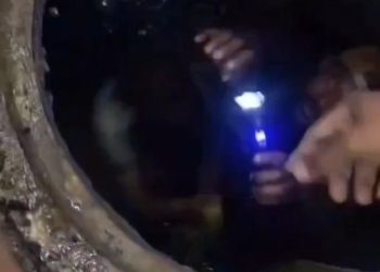 Sherlyn permaneció 8 horas en un túnel inundado y oscuro