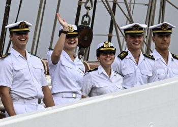 El buque en el que viaja la princesa Leonor llegará este lunes a puerto dominicano