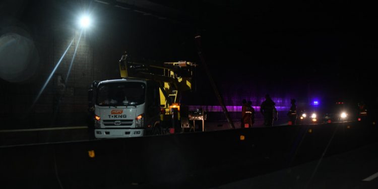 Detectan penetración de agua por ventanas de ventilación del túnel de la 27 de Febrero; Obras Públicas asegura esto "no representa riesgo estructural"