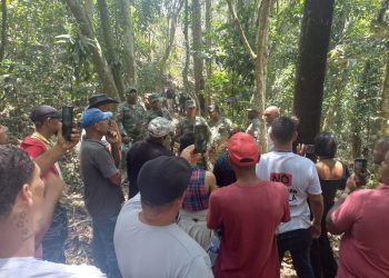 Militares avanzan para el desmonte en Zambrana