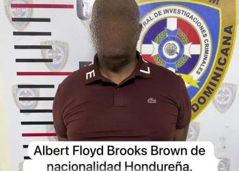 Apresan a Albert Floyd Brooks Brown, un hondureño acusado de robar en bancos de RD
