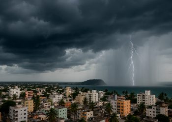 Pronostican aguaceros, tronadas y ráfagas de viento este lunes en varias provincias dominicanas