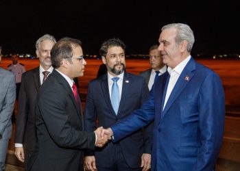 Presidente Abinader llegó la noche de este jueves a Brasil en la última parte de su viaje que inició en Europa