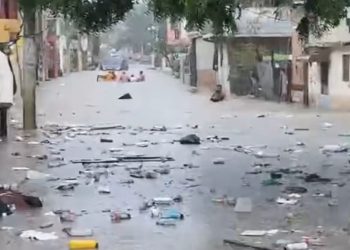 Lluvias provocan inundaciones en el Cibao