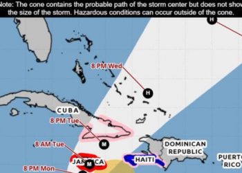 Melissa se fortalece en su ruta hacia Jamaica