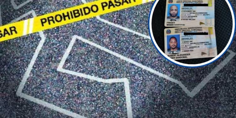 Asesinan a tiros a dos hermanos en un presunto acto de sicariato en Baitoa, Santiago