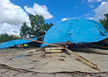 INAPA: Ruptura en la base causó el derrumbe de tanque de agua en SPM