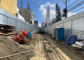 Comerciantes denuncian Calle del Sol en Santiago no estará lista en diciembre como se prometió