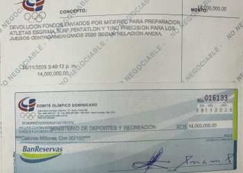 El COD devolverá este martes los 14 millones a Miderec, viene contrademanda