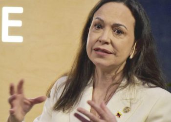 Líder opositora Machado dice que cuentan con Trump para la "libertad" de Venezuela