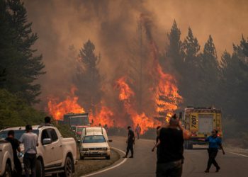 Incendios descontrolados en la Patagonia