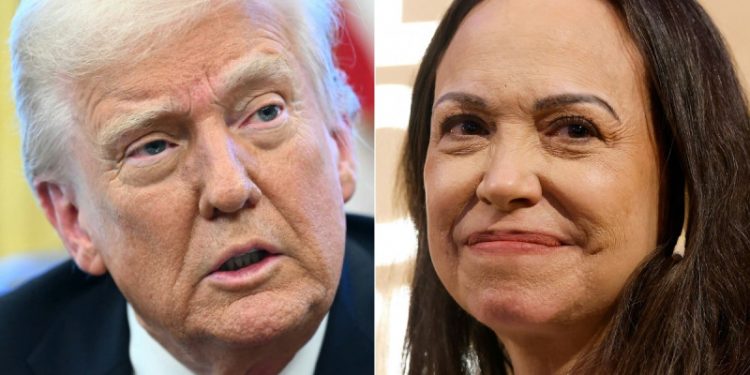 Machado entregó la medalla del Nobel de la Paz a Trump, que alaba un "gesto maravilloso"