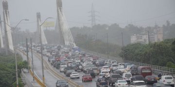 Frente frío sacude a la RD con lluvias y ráfagas de viento