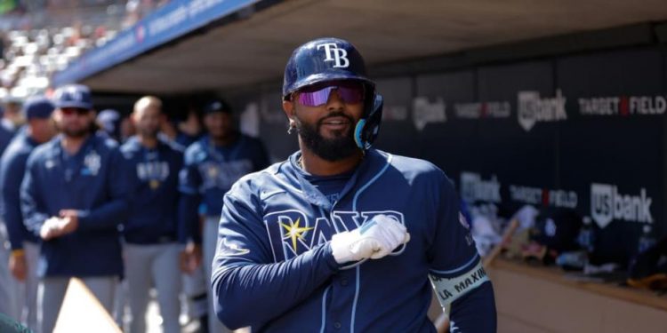 Junior Caminero se estrena con jonrón para los Rays