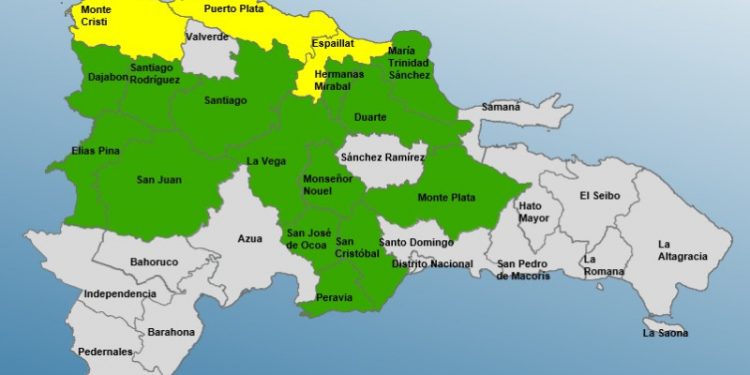 El COE mantiene 17 provincias bajo alerta debido a una vaguada