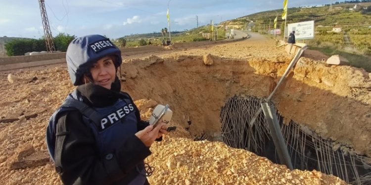 Dos muertos, incluyendo una periodista libanesa, en ataque israelí