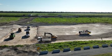 Trabajan en excavación para construcción de la nueva terminal del Aeropuerto de Las Américas
