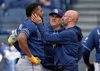 Junior Caminero en status de día a día tras contusión en la mandíbula