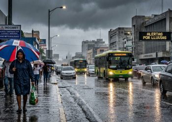 Indomet informa que vaguada incrementará las lluvias en el país durante las próximas 72 horas