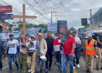 Comunitarios del Santo Cerro marchan contra la deforestación y denuncian “ecocidio” en la loma