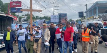 Comunitarios del Santo Cerro marchan contra la deforestación y denuncian “ecocidio” en la loma