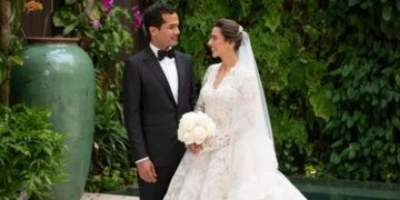 Omar Fernández y Alexia Rubio sellan su unión ante la Iglesia