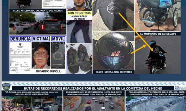Policía apresa a “El Bombi”, quien arrebató celular al comunicador Ricardo Ripoll en Bella Vista