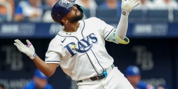 Junior Caminero, el dominicano número 37 en conectar 3 jonrones en un juego