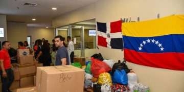 Muestra de solidaridad con los afectados por sismos en Venezuela