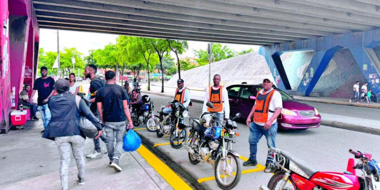 Entre el 3 y 24 de junio, se intervinieron 488 paradas de motoconchistas alrededor del país