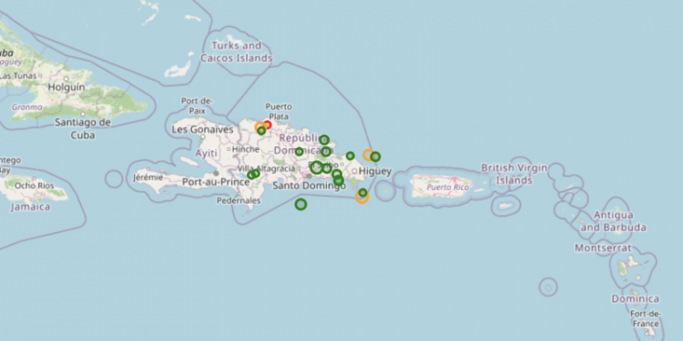 Tiembla el Caribe: Enjambre de sismos en la costa sur dominicana