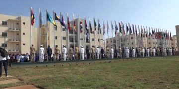 Las banderas de los 37 países ya ondean en la Villa Centroamericana y del Caribe