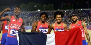 Marileidy culmina remontada dominicana para ganar el oro en el relevo mixto 4×400 metros