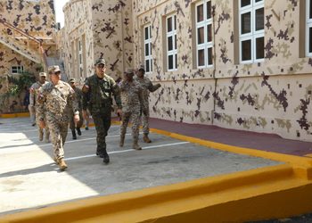 Nuevo director del Cesfront e Inteligencia recorren bases militares en la frontera entre Haití y RD