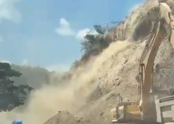 Derrumbe en carretera Jarabacoa–La Vega genera preocupación y pone en riesgo a conductores
