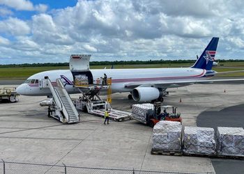 Aerodom marca récord de carga aérea en julio con 10,972 toneladas métricas