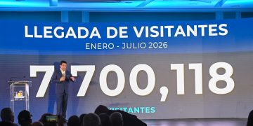 Turismo rompe récord con más de un millón de visitantes en el mes de julio