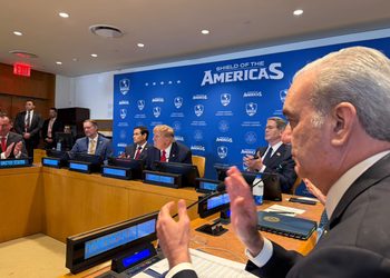 Presidente Abinader participa junto a otros mandatarios de la región en encuentro de la iniciativa Escudo de las Américas encabezado por el presidente de EE. UU., Donald Trump