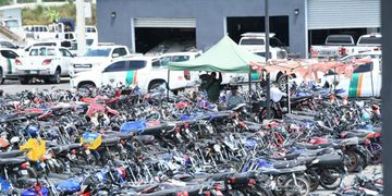 Cientos de motocicletas están retenidas por violación a la Ley de Tránsito