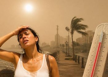 Calor intenso y polvo sahariano: una vaguada traerá aguaceros este domingo