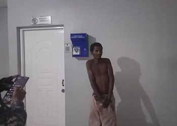 Hombre permanecio por más de una hora sobre cables de alta tensión en Santiago Oeste